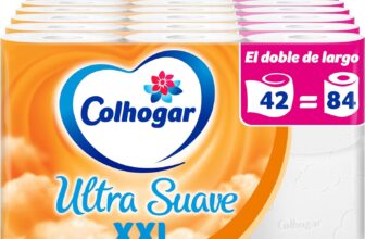 Papel Higiénico Suave, 2 Capas, 42 Rollos, Colhogar Ultra suave XXL