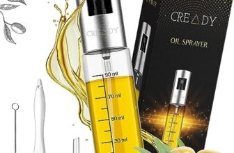 Tempotech – Spray para aceite de oliva de acero y cristal (2 unidades)