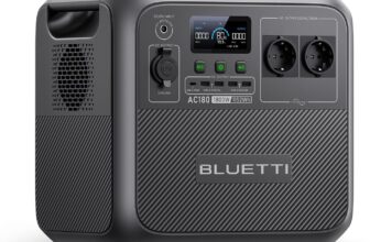 Estación de energía portátil BLUETTI AC180 potencia 1800W capacidad 1152Wh