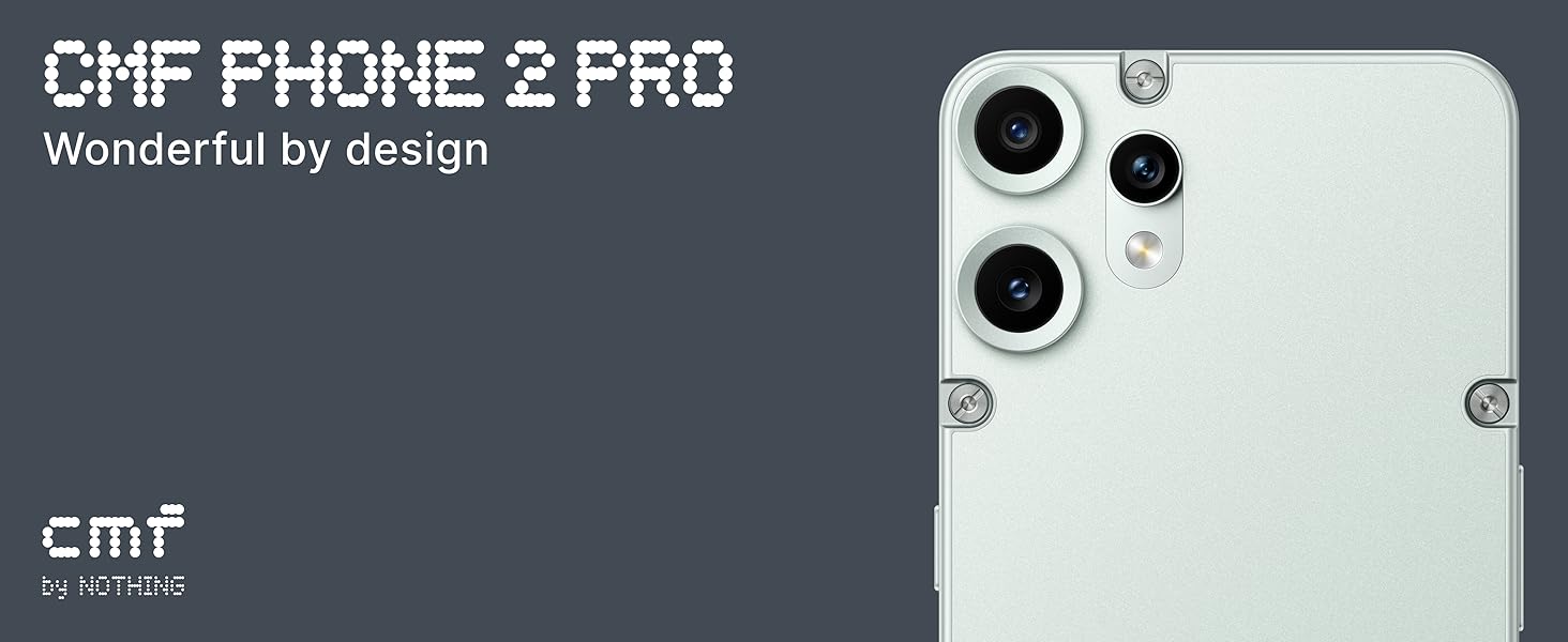 CMF Phone 2 Pro - Vista frontal y lateral