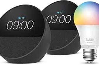 Echo Spot Pack + Bombilla Inteligente