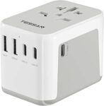 TESSAN Adaptador Enchufe Universal Blanco