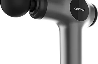 Pistola de Masaje Muscular Cecotec SkinCare con 99 Niveles de Intensidad y 4 Cabezales