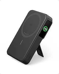 Anker MagGo Power Bank negro con pantalla inteligente