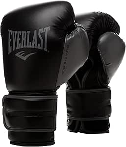 Guantes de entrenamiento Everlast PowerLock2 negro 16oz