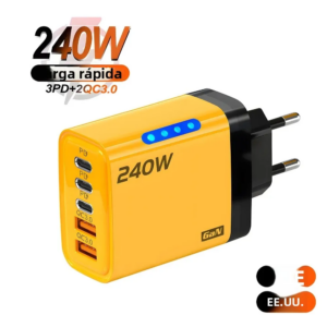 Cargador USB C PD 5 Puertos