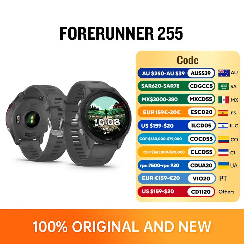 Garmin Forerunner 255 - Reloj inteligente deportivo