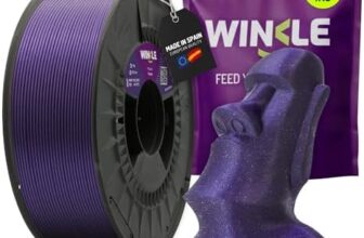 Filamento PLA HD Glitter Púrpura WINKLE 1,75mm 1kg