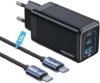 NOHON Cargador USB-C 65W GAN 3 Puertos con Cable 140W