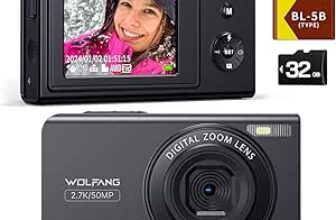 Cámara digital WOLFANG para niños