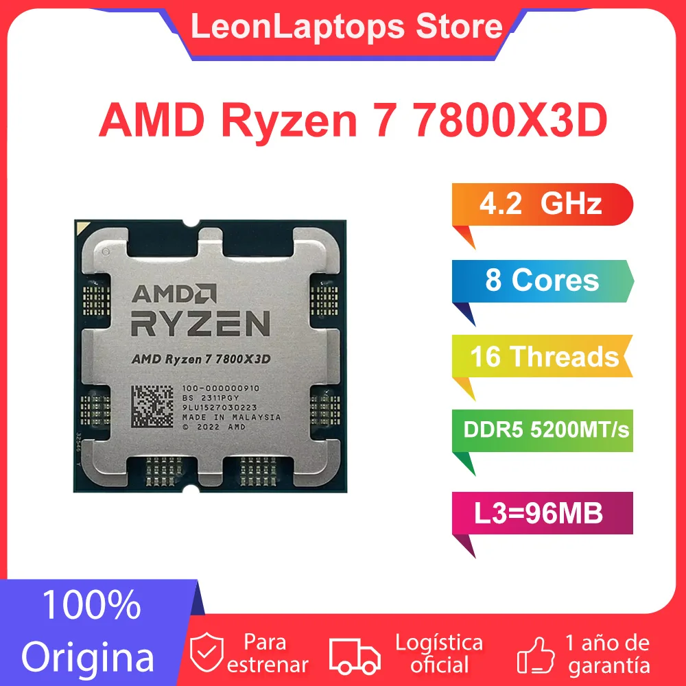 Procesador AMD Ryzen 7 7800X3D