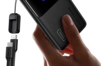 Power Bank INIU 10000mAh 45W: Carga Rápida, Ligera y con Linterna