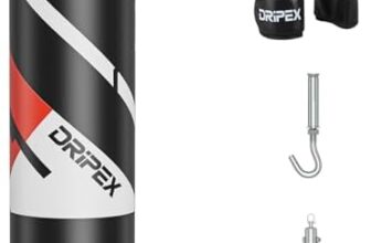 Saco de boxeo colgante Dripex con guantes incluidos