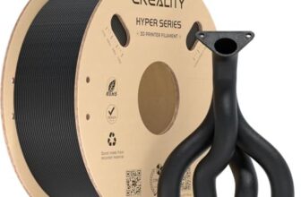 Filamento Creality Hyper PLA-CF fibra de carbono 1.75mm 1kg negro