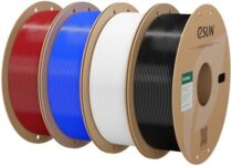 Pack de 4 Bobinas de Filamento PLA eSUN - Rojo, Azul, Blanco, Negro