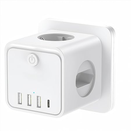 Regleta enchufe múltiple 7 en 1 Sameriver