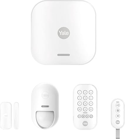 Kit de Alarma Inteligente Yale - 5 piezas en color blanco