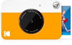 Cámara KODAK Printomatic en color amarillo