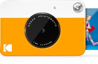 Cámara KODAK Printomatic en color amarillo