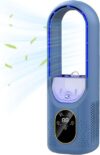 Ventilador de columna QIAKEFE azul