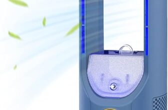 Ventilador de columna QIAKEFE azul