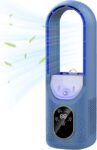 Ventilador de columna QIAKEFE azul