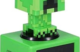 Reloj Despertador Minecraft Creeper Oficial