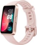 HUAWEI Band 8 Smart Watch color rosa en muñeca