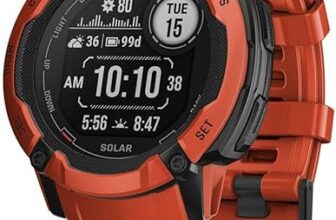 Garmin Instinct 2X Solar en color rojo