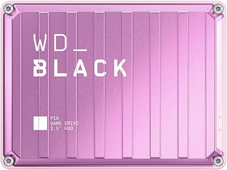 WD BLACK P10 2TB Game Drive de color rosa