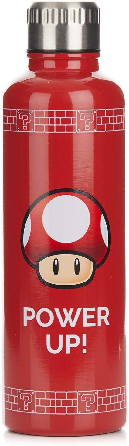 Botella de agua Super Mario Champiñón