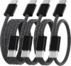 Pack de 4 cables USB-C Anysea de diferentes longitudes