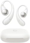 Auriculares Baseus Eli Sport 2 en color blanco, mostrados junto a su estuche de carga