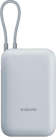 Xiaomi Power Bank 10000mAh azul con cable integrado