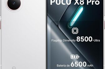 POCO X8 Pro smartphone en color blanco
