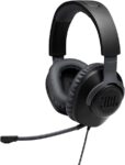 JBL Quantum 100 Gaming Headset - Auriculares negros para gaming