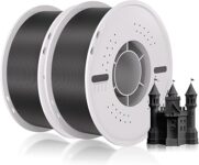 Filamento PLA para Impresora 3D - Paquete de 2 Bobinas - Negro