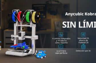 Anycubic Kobra X Impresora 3D Multicolor mostrando su diseño y capacidades