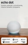 Echo Dot 5ª Generación color blanco glaciar