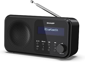 Sharp DR-P420 Radio Digital Portátil Negra