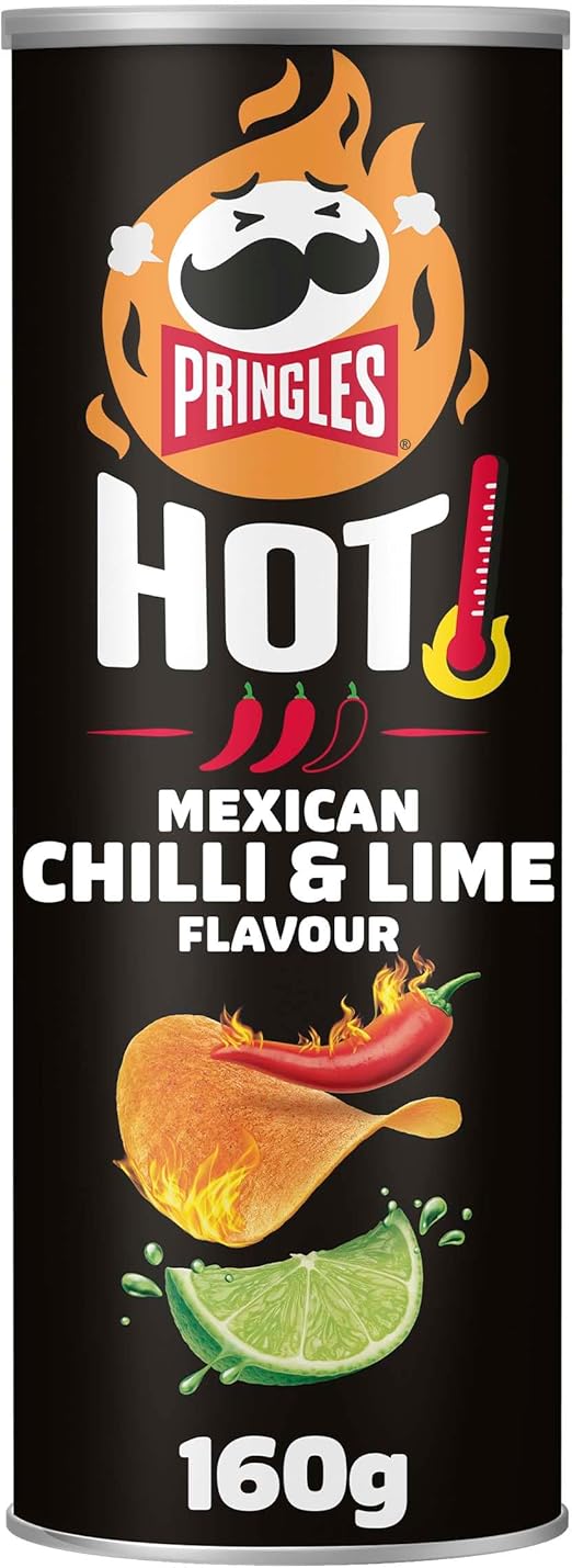 Pringles Hot Chili Lime tubo 160g
