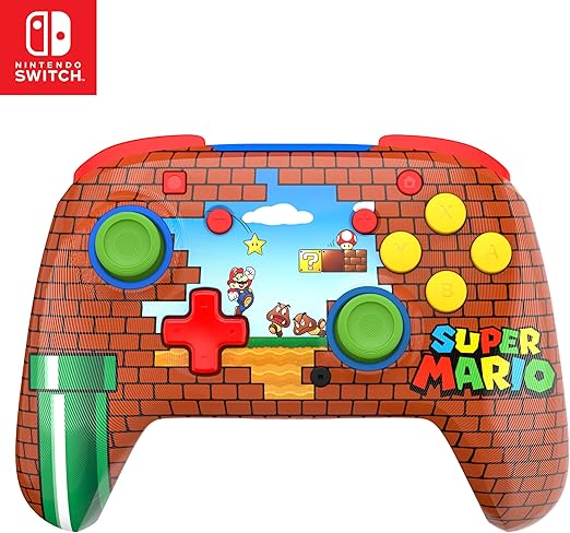 Mando Turtle Beach Rematch Mario Bricks Inalámbrico para Nintendo Switch