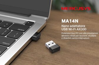 MERCUSYS MA14N USB Wi-Fi 6 AX300 Nano-Size Adapter