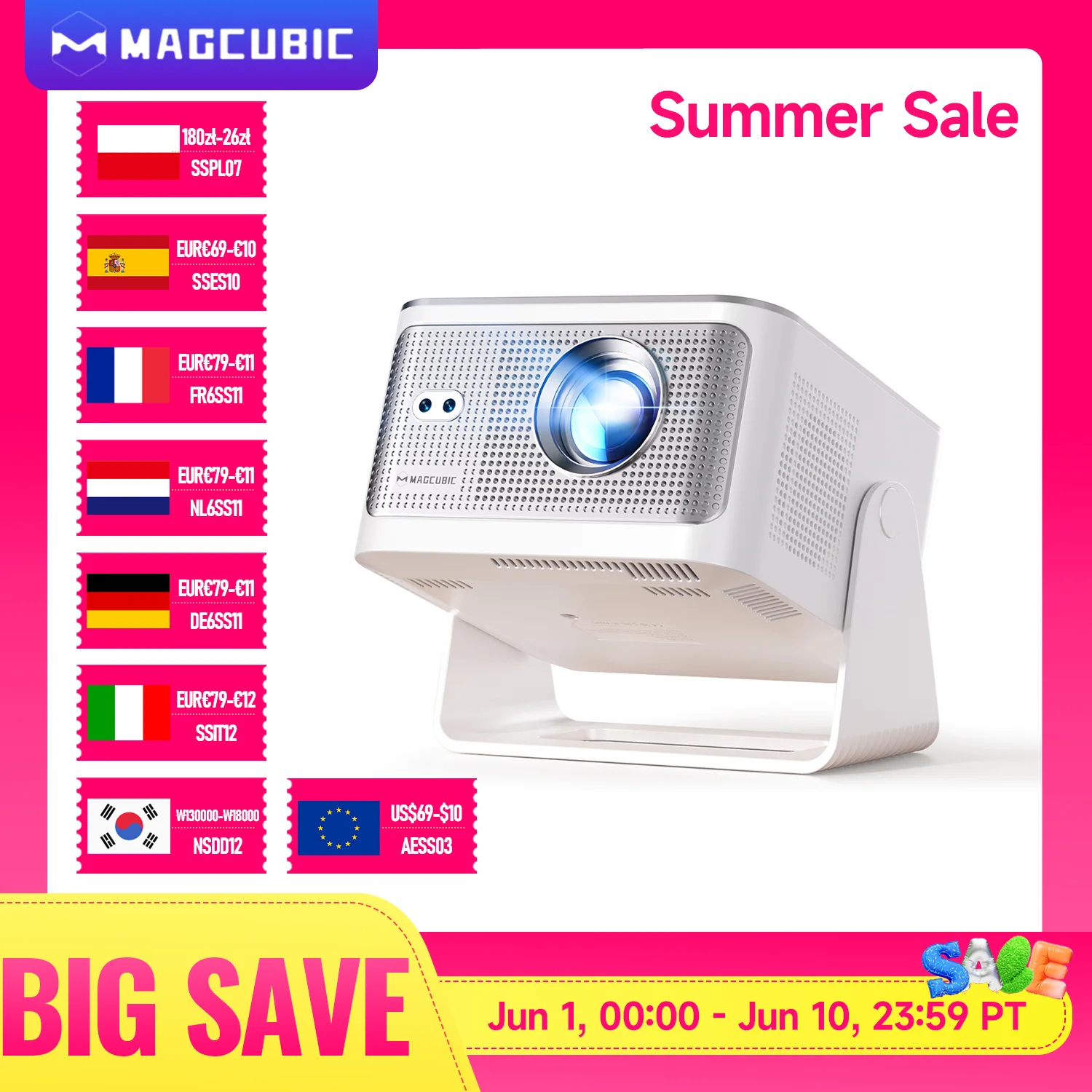 Proyector Magcubic Android 14