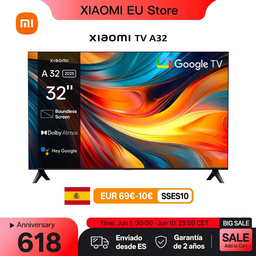 Televisor Xiaomi A 32 pulgadas