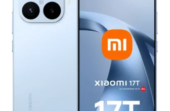 Xiaomi 17T 5G Azul vista frontal y trasera