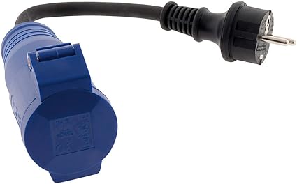 Adaptador Zenitech para caravana azul