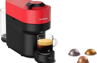 Máquina de café Nespresso Vertuo Pop roja