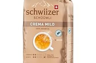 Paquete de café Schwiizer Schüümli Mild grano entero 1kg