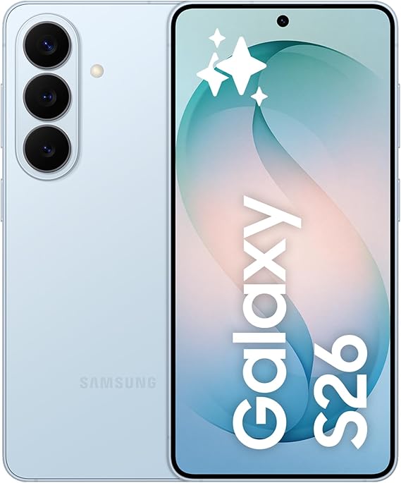 Samsung Galaxy S26 en color Azul Cielo